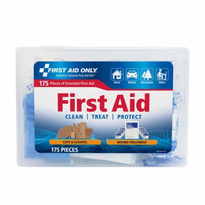 175-Piece Comprehensive First Aid Kit with Assorted Medical Supplies