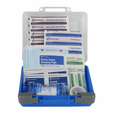 Seventy-Six Piece Comprehensive First Aid Kit with Essential Medical Supplies
