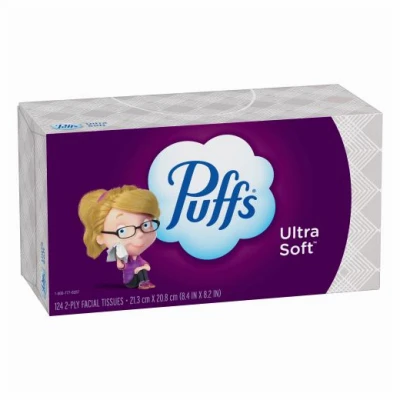 Ultra Soft Non-Lotion Facial Tissues, 124-Ct.