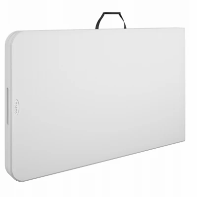 8-Ft. Folding Table, White Resin Top
