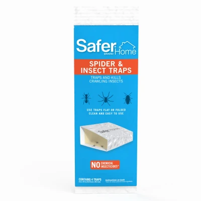Spider & Insect Traps, 4-Pk.