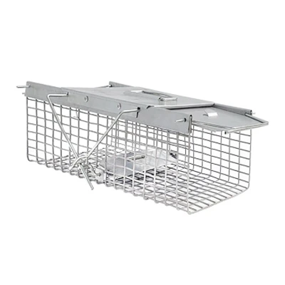 2 Door Live Animal Cage Trap, Medium, 5 x 5 x 18 In.