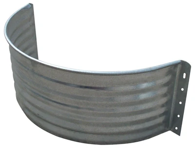 Round Window Well Area Wall, 22-Ga. Galvanized Steel, 12 In.