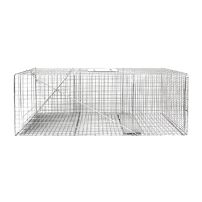 Live Animal Cage Trap, Medium, 42 x 15 x 15 In.
