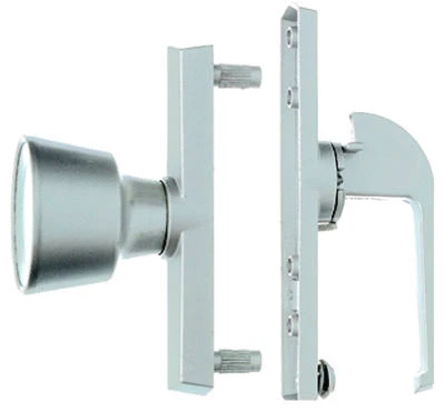 Universal Tulip Knob Door Latch, Matte White Finish, Model V670wh