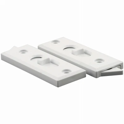Tilt Latch, White Plastic, 2-Pk.