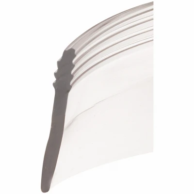 Shower Door Bottom Sweep, Clear Vinyl, 1-7/16 x 36 In.