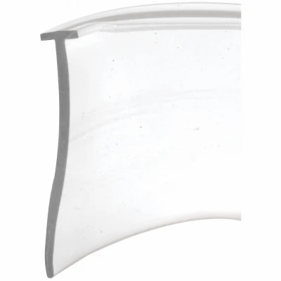 Shower Door Bottom Sweep, Clear Vinyl, 36 x 1 In.