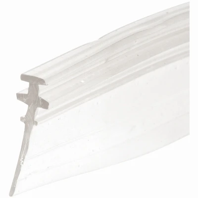 Shower Door Bottom Sweep, Clear Vinyl, 36 x 5/32 In.