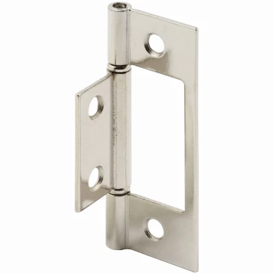 Bi-Fold Door Hinges, Satin Nickel, 2-Pk.