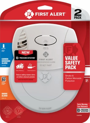 Smoke & Carbon Monoxide Alarm, 10-Year Battery