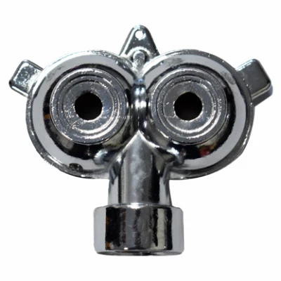 Zinc Twin-Circle Spray Sprinkler, 30 Ft. Diameter Coverage