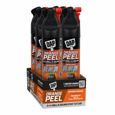 2-In-1 Orange Peel Wall and Ceiling Texture Spray Water Based 25 Ounce