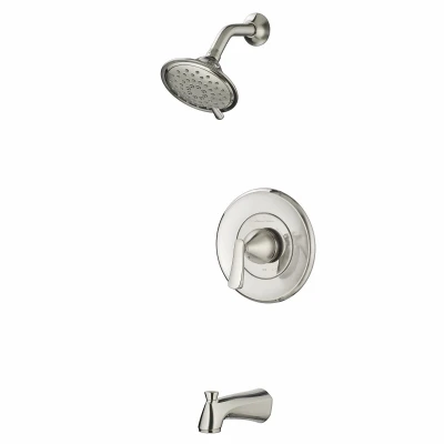 Chatfield Single-Handle Tub & Shower Faucet, Spout & Showerhead, Brushed Nickel