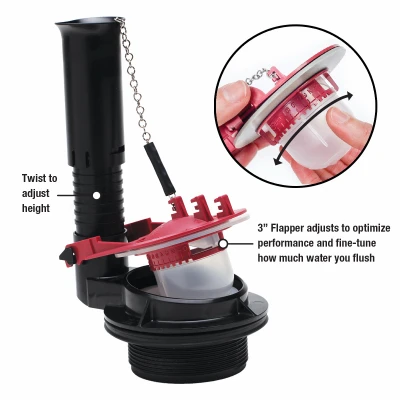 Universal High-Performance Toilet Tank Repair Kit for 3 Inch Tanks