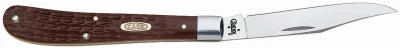 Slimline Trapper Pocket Knife, Stainless Steel/Brown, 4-1/8-In. Blade