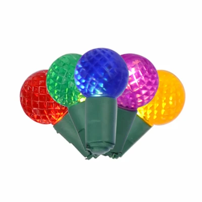 G12 Commercial Christmas String Lights, Multi Color, Battery Operated, 50-Ct.
