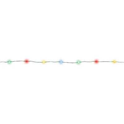 100 Big Seed Micro Lights, Green/Multi Color, Battery Operated
