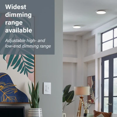 LED Advanced 150 Watt Single Pole and Three-Way Dimmer Switch in White