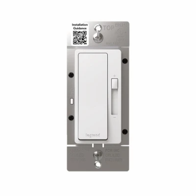 LED Advanced 150 Watt Single Pole and Three-Way Dimmer Switch in White