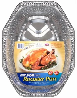 EZ Foil Roaster, With Rack, 17.25 x 12.75-In.