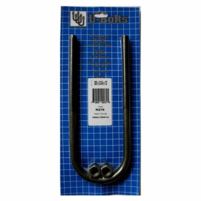 Round U Bolt, Steel, 5/8 X 3-3/4 X 12-inch For Agricultural And Marine Use