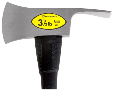 Three and One Half Pound Landscaping Pulaski Axe with Thirty Four Inch Fiberglass Handle