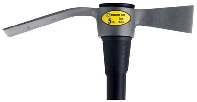 Five Pound Cutter Mattock with Thirty Six Inch Fiberglass Handle