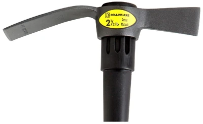 2.5 Pound Cutter Mattock with 36 Inch Fiberglass Handle for Durable Digging and Cutting