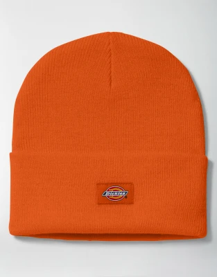 Tall Cuff Beanie, Neon Orange