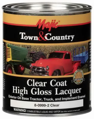 Town & Country Clear Coat High Gloss Lacquer, Qt.
