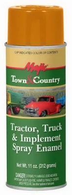 Tractor & Implement Spray Paint, Case Yellow, 11 oz.