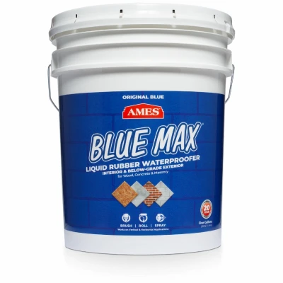 Blue Max Liquid Rubber Waterproofing Coating, Regular Grade, 5-Gallons