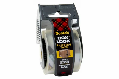Box Lock Shipping Packaging Tape, 1.88 In x 22.2 Yd.