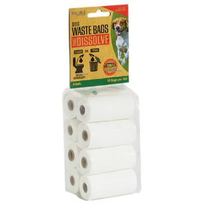 Dog Waste Poop Bags, 8 Rolls, 80-Ct.