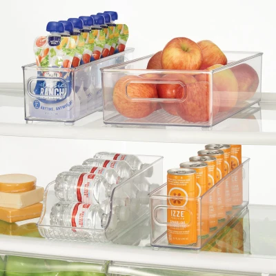 Refrigerator and Freezer Storage Bin 14.5 Inches by 4 Inches by 4 Inches