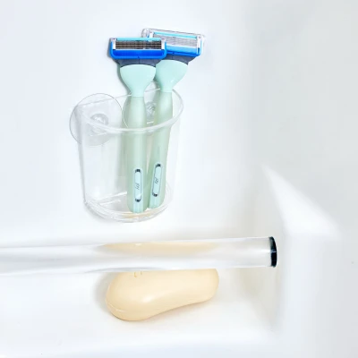 Suction Cup Bathroom Accessories Holder for Wall Mounting, Durable and Easy to Install