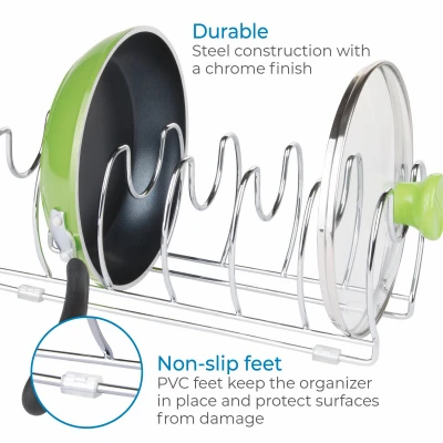 Classico Steel Cookware Organizer Rack, 13.2 Inches Length by 6.35 Inches Width by 5.17 Inches Height