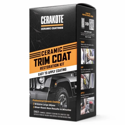 Ceramic Trim Coat Restoration Kit, 10 Wipes