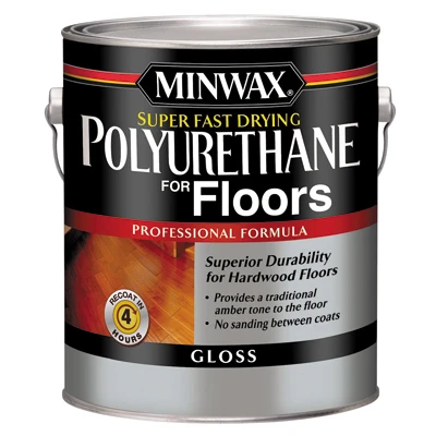 Gloss Fast-Drying Low-VOC Polyurethane Floor Finish, 1-Gallon