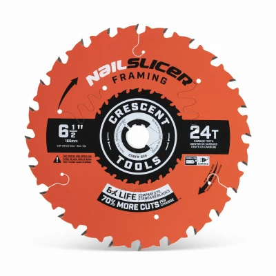 NailSlicer Framing Circular Saw Blade, 24-Tooth, 6-1/2 In.