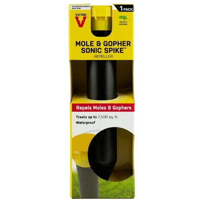 Mole and Gopher Repellent Sonic Spike for Yard Pest Control
