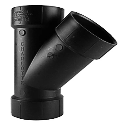 ABS/DWV Pipe Wye, 3 In.