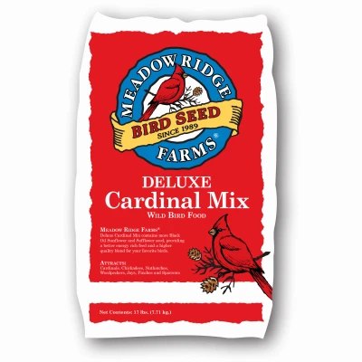 Wild Bird Food Mix For Cardinals, 17 Pounds - Meadow Ridge Farms