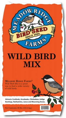 Wild Bird Food Mix, 40 Lb - Premium Blend For Backyard Birds