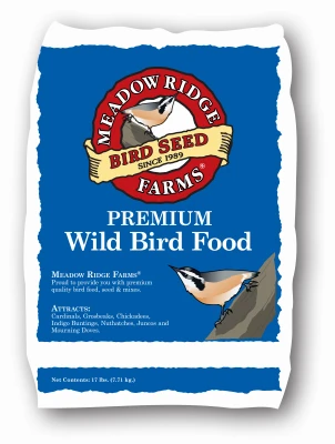 Premium Finch Wild Bird Food Mix, 17 Pound Bag - High Quality Blend