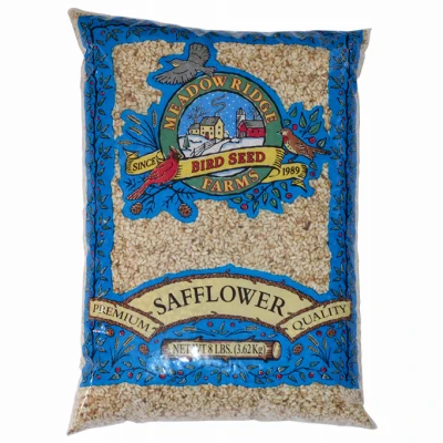 Wild Bird Food, Safflower Seed Mix, 8 Pounds - Premium Quality