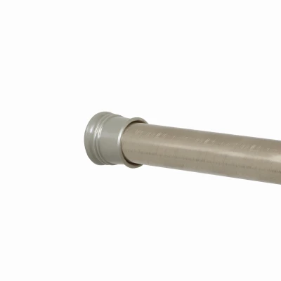 Adjustable Tension Shower Rod 41 In. To 72 In. Brushed Chrome
