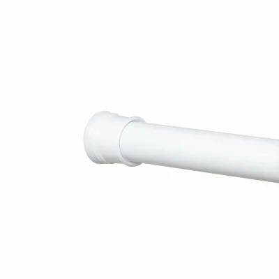 Adjustable Tension Shower Rod 42 In. To 72 In. White