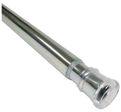Shower Stall Rod, Adjustable, Chrome, 24 to 40-In.